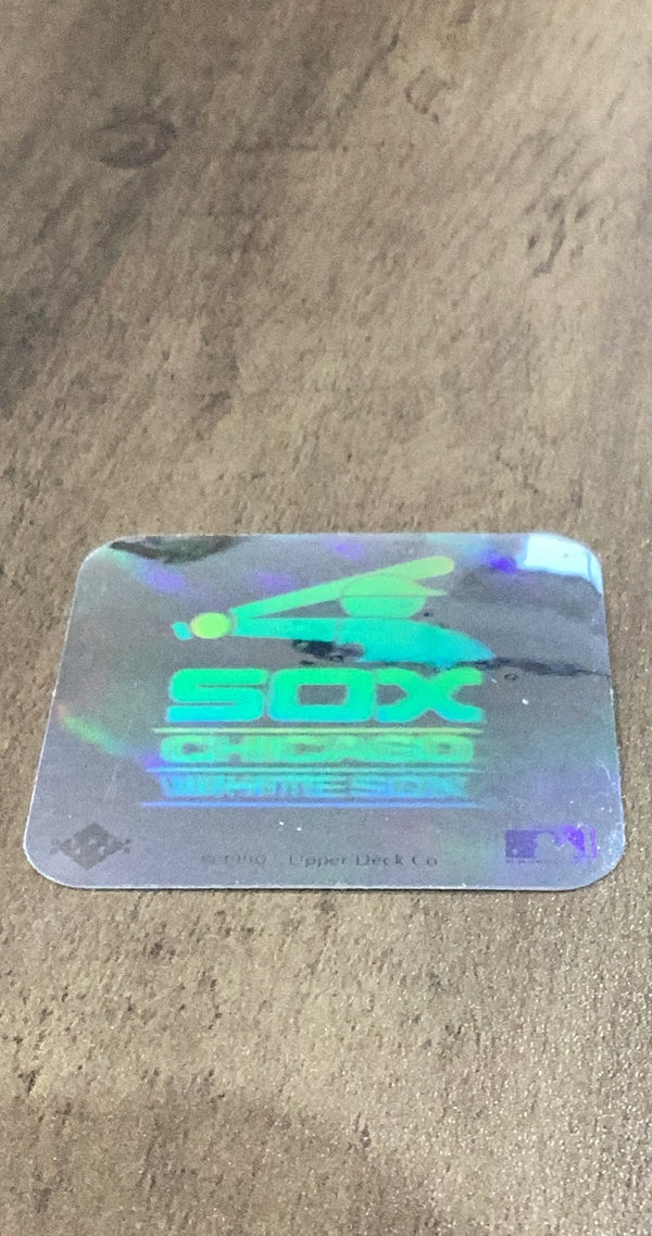 Chicago White Sox 1990 Upper Deck Team Logo Holograms trading card image front