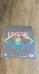 Pittsburgh Pirates 1991 Upper Deck Team Logo Holograms trading card image front