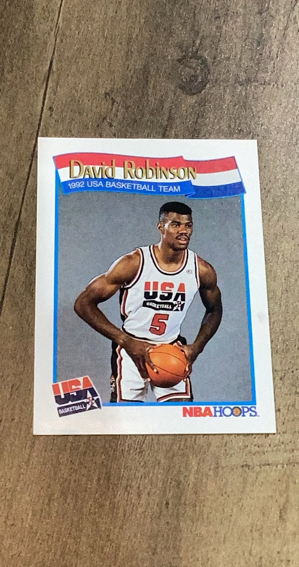 David Robinson 1991-92 Hoops 583 front