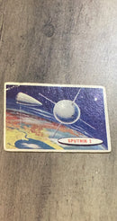 Sputnik 1 1957 Topps Space 1 trading card image front