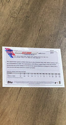 Alec Bohm 2021 Topps 277a back