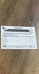 Shane Baz 2022 Topps 421 back