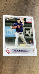 Charlie Barnes 2022 Topps 641 front