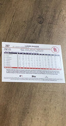 Luken Baker 2024 Topps 207 trading card image rear