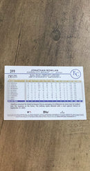 Jonathan Bowlan 2024 Topps 399 back