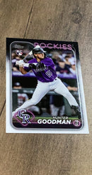 Hunter Goodman 2024 Topps 432 front