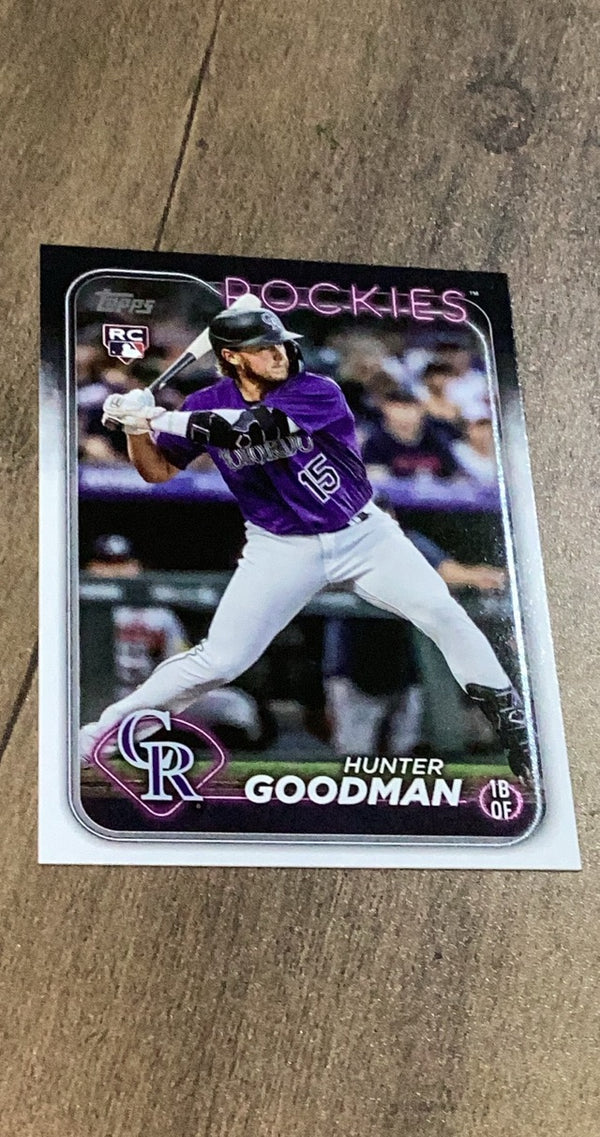 Hunter Goodman 2024 Topps 432 front