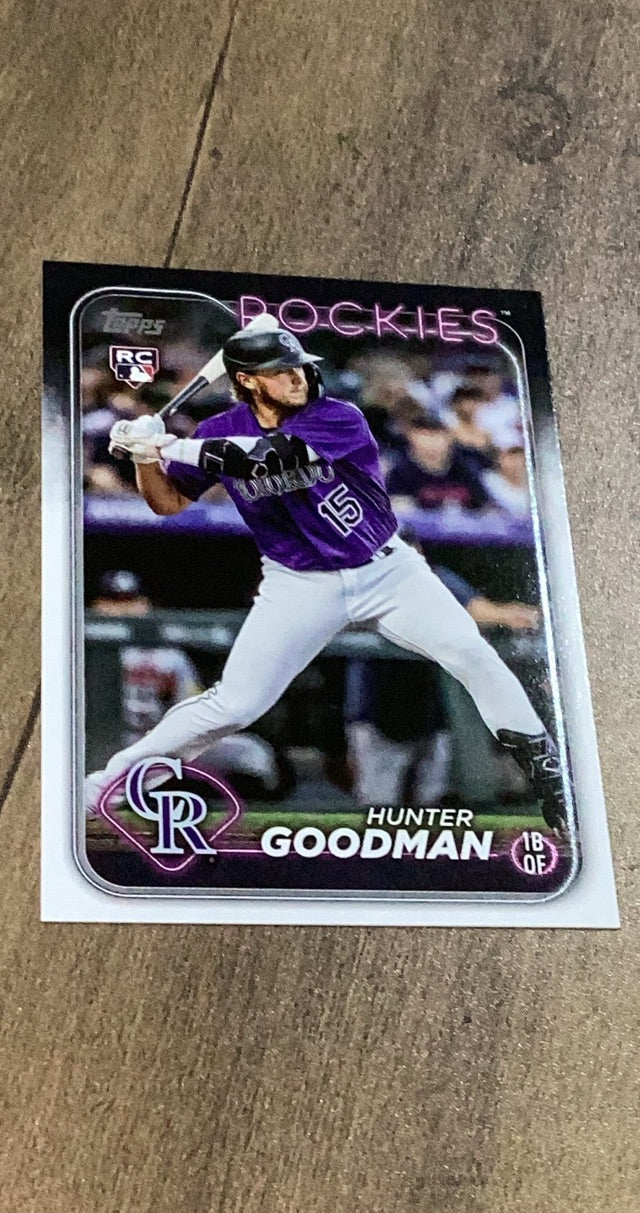 Hunter Goodman 2024 Topps 432 front