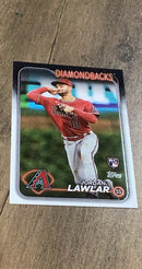 Jordan Lawlar 2024 Topps 451 front