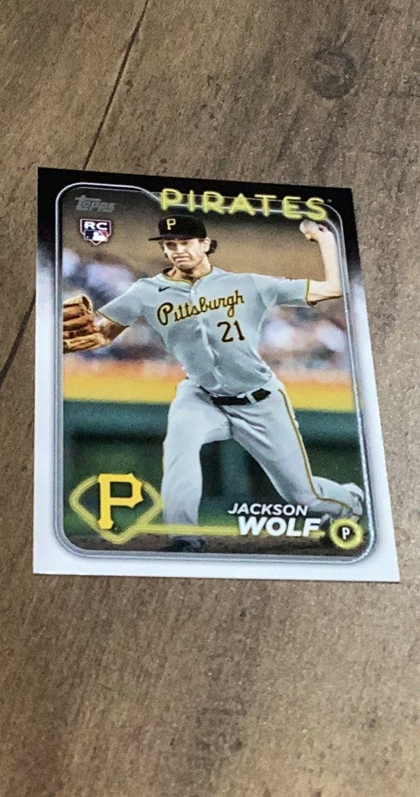 Jackson Wolf 2024 Topps 523 front