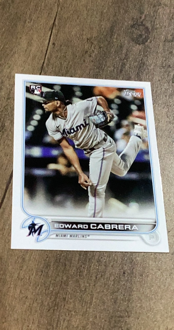 Edward Cabrera 2022 Topps 566 front