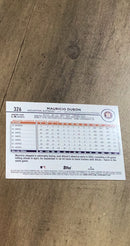 Mauricio Dubón 2024 Topps Rainbow Foil 326 back