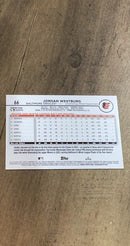 Jordan Westburg 2024 Topps 66 back