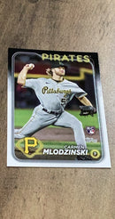 Carmen Mlodzinski 2024 Topps 31 front