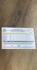 Alika Williams 2024 Topps 265 back