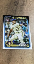 Abner Uribe 2024 Topps 310 front