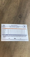 Riley Greene 2024 Topps Holiday 274 back