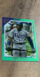 Vidal Brujan 2022 Topps Gallery Green Pattern 164 trading card image front