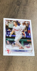 Luke Williams 2022 Topps Opening Day 137 trading card image front
