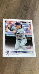 Zack Short 2022 Topps Opening Day 133 trading card image front