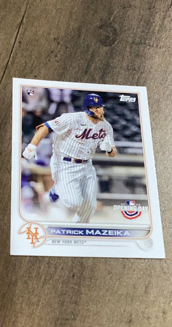 Patrick Mazeika 2022 Topps Opening Day 19 trading card image front