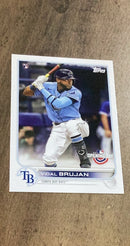 Vidal Brujan 2022 Topps Opening Day 39 trading card image front