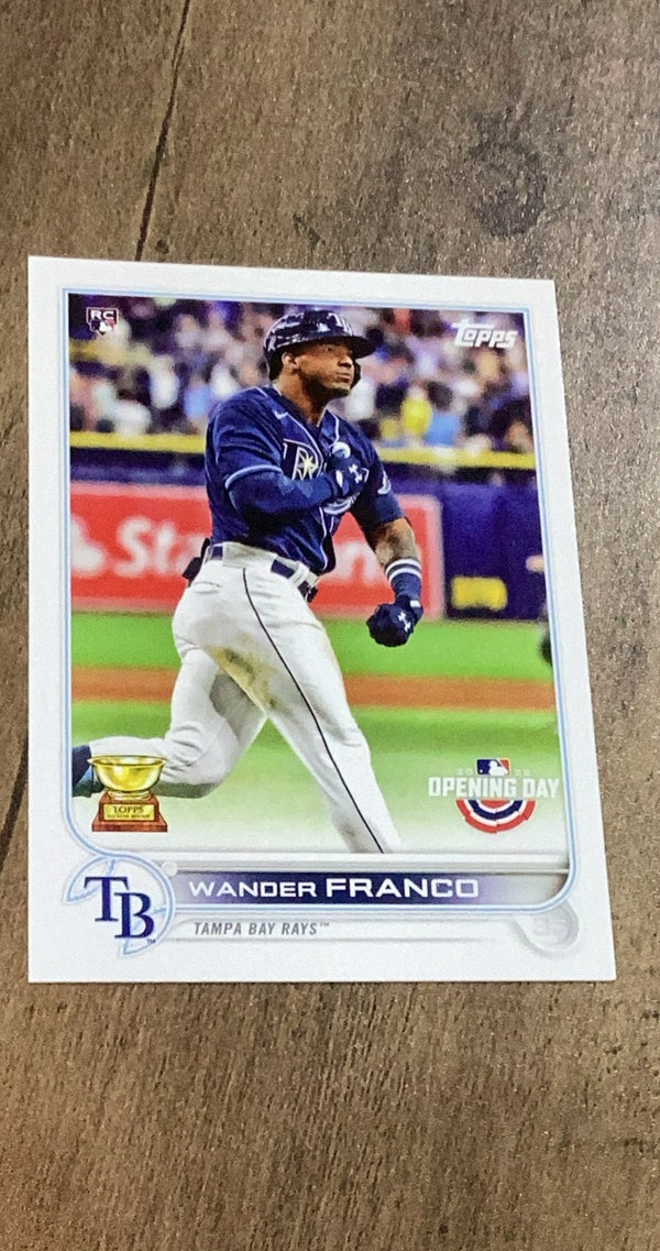 Wander Franco 2022 Topps Opening Day 208 trading card image front