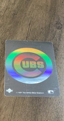 Chicago Cubs 1991 Upper Deck Team Logo Holograms trading card image front