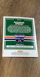 Brandon Sproat 2022 Panini Stars & Stripes 31 trading card image rear