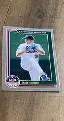 Nate Savino 2022 Panini Stars & Stripes 27 trading card image front