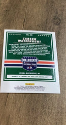 Carson Whisenhunt 2022 Panini Stars & Stripes 38 trading card image rear