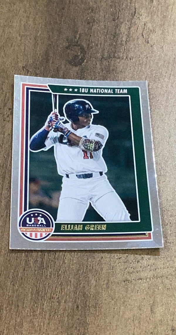 Elijah Green 2022 Panini Stars & Stripes Longevity 93 trading card image front