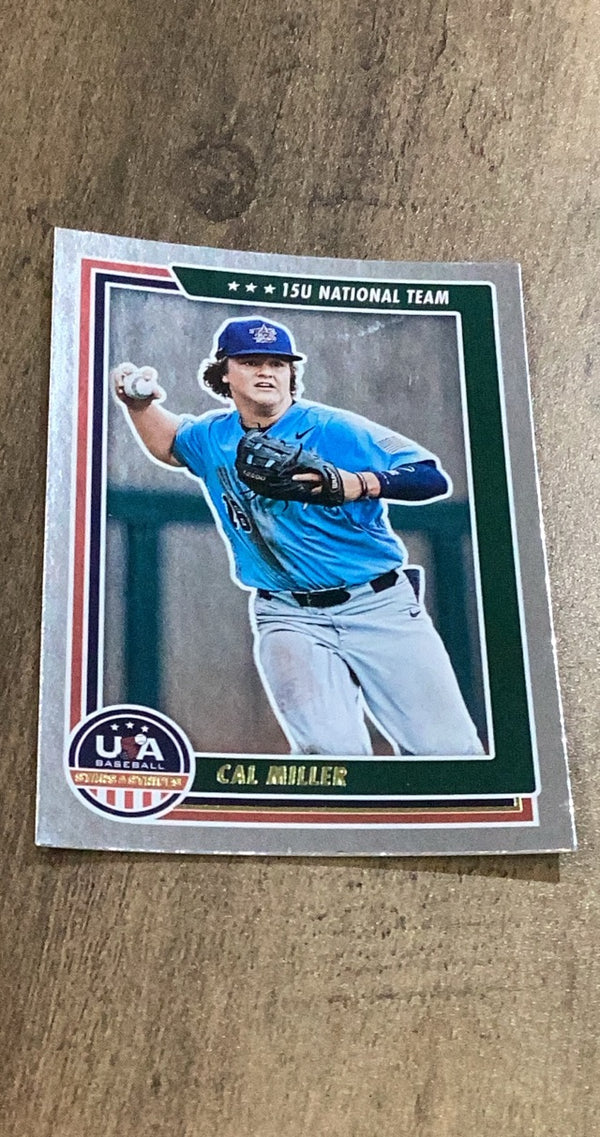 Cal Miller 2022 Panini Stars & Stripes 79 trading card image front