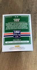 Ethan Puig 2022 Panini Stars & Stripes Longevity 82 trading card image rear