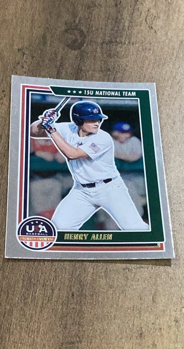 Henry Allen 2022 Panini Stars & Stripes Longevity 73 trading card image front