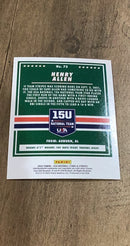 Henry Allen 2022 Panini Stars & Stripes Longevity 73 trading card image rear