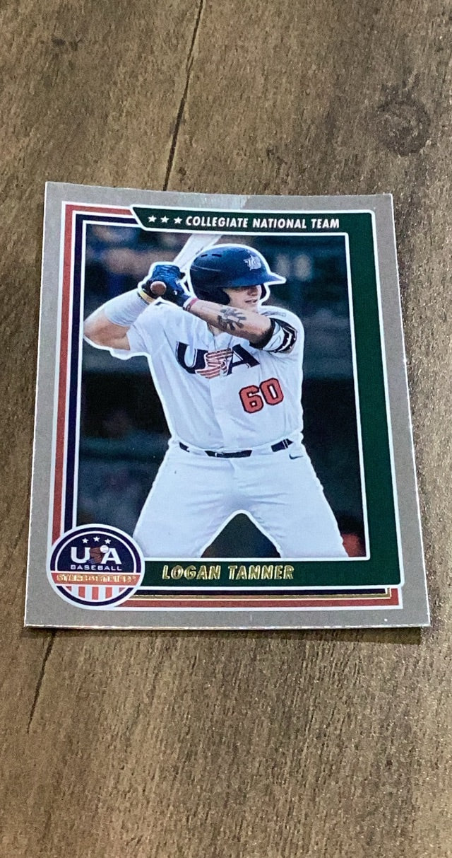 Logan Tanner 2022 Panini Stars & Stripes 33 trading card image front