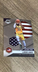 LeBron James 2020-21 Panini Mosaic 247 trading card image front