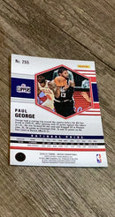 Paul George 2020-21 Panini Mosaic 255 trading card image rear