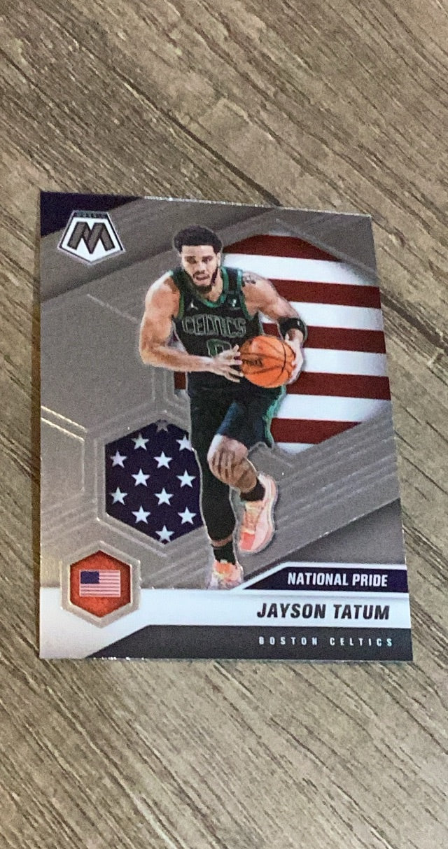 Jayson Tatum 2020-21 Panini Mosaic 254 trading card image front