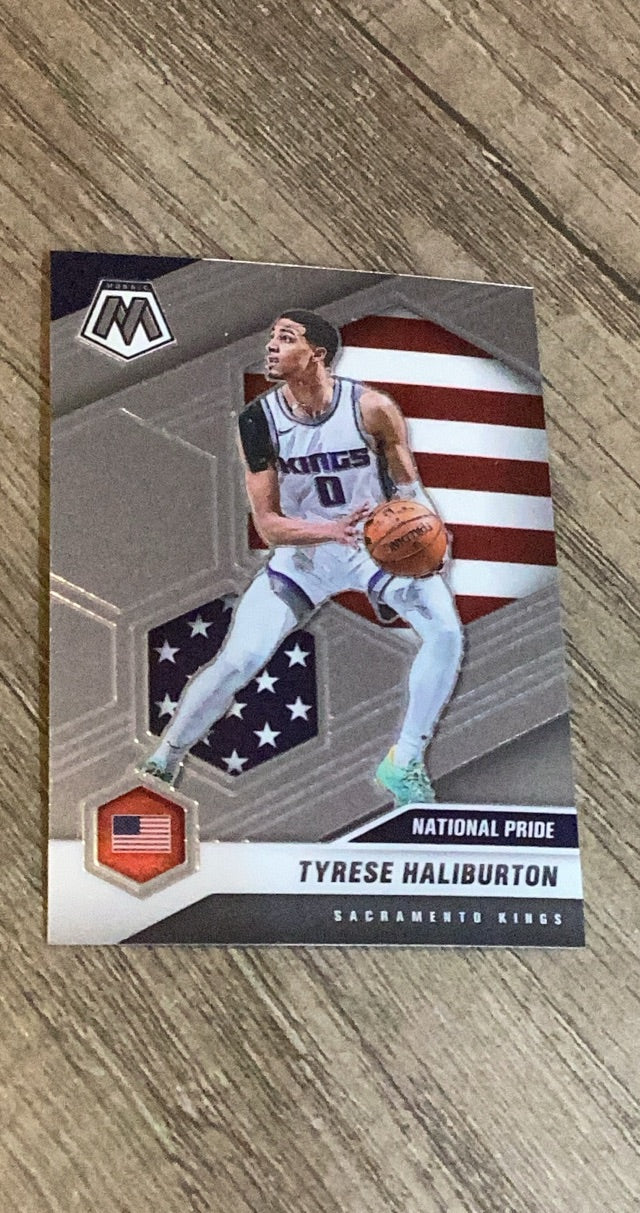 Tyrese Haliburton 2020-21 Panini Mosaic 258 trading card image front