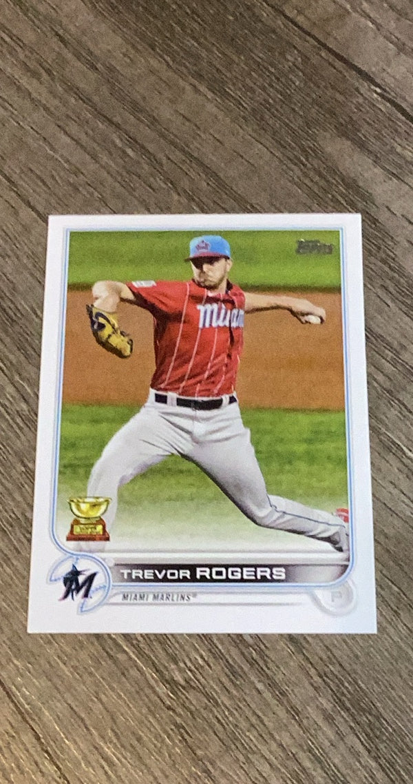 Trevor Rogers 2022 Topps 24 trading card image front