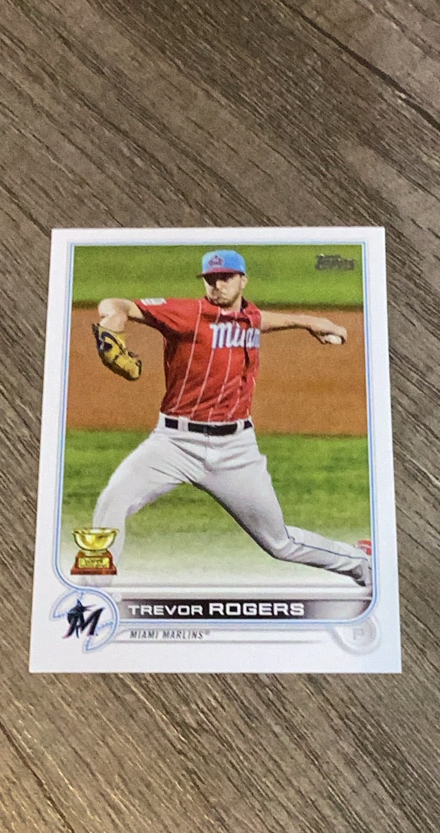 Trevor Rogers 2022 Topps 24 trading card image front