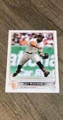 Heliot Ramos 2022 Topps Update US154 trading card image front