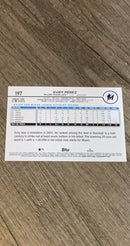 Eury Pérez 2024 Topps 197 trading card image rear