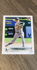 Adrian Martinez 2022 Topps Update US77 trading card image front