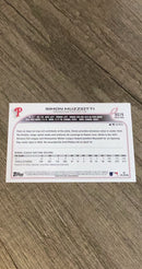 Simon Muzziotti 2022 Topps Update US19 trading card image rear