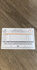 Marco Luciano 2024 Topps 232 trading card image rear