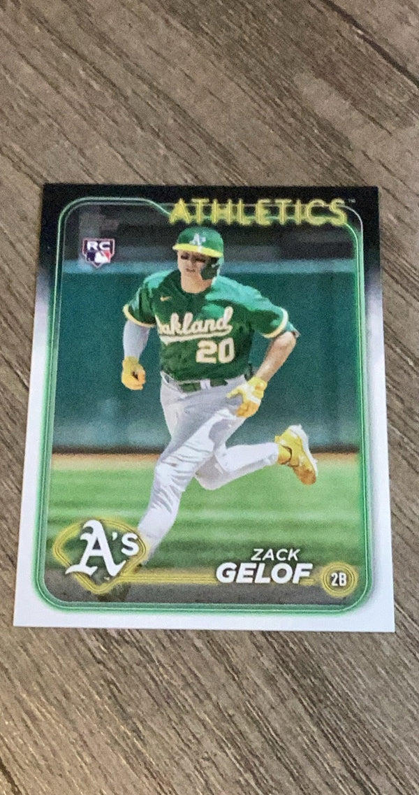 Zack Gelof 2024 Topps 166 trading card image front