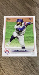 Yonny Hernandez 2022 Topps 363b trading card image front